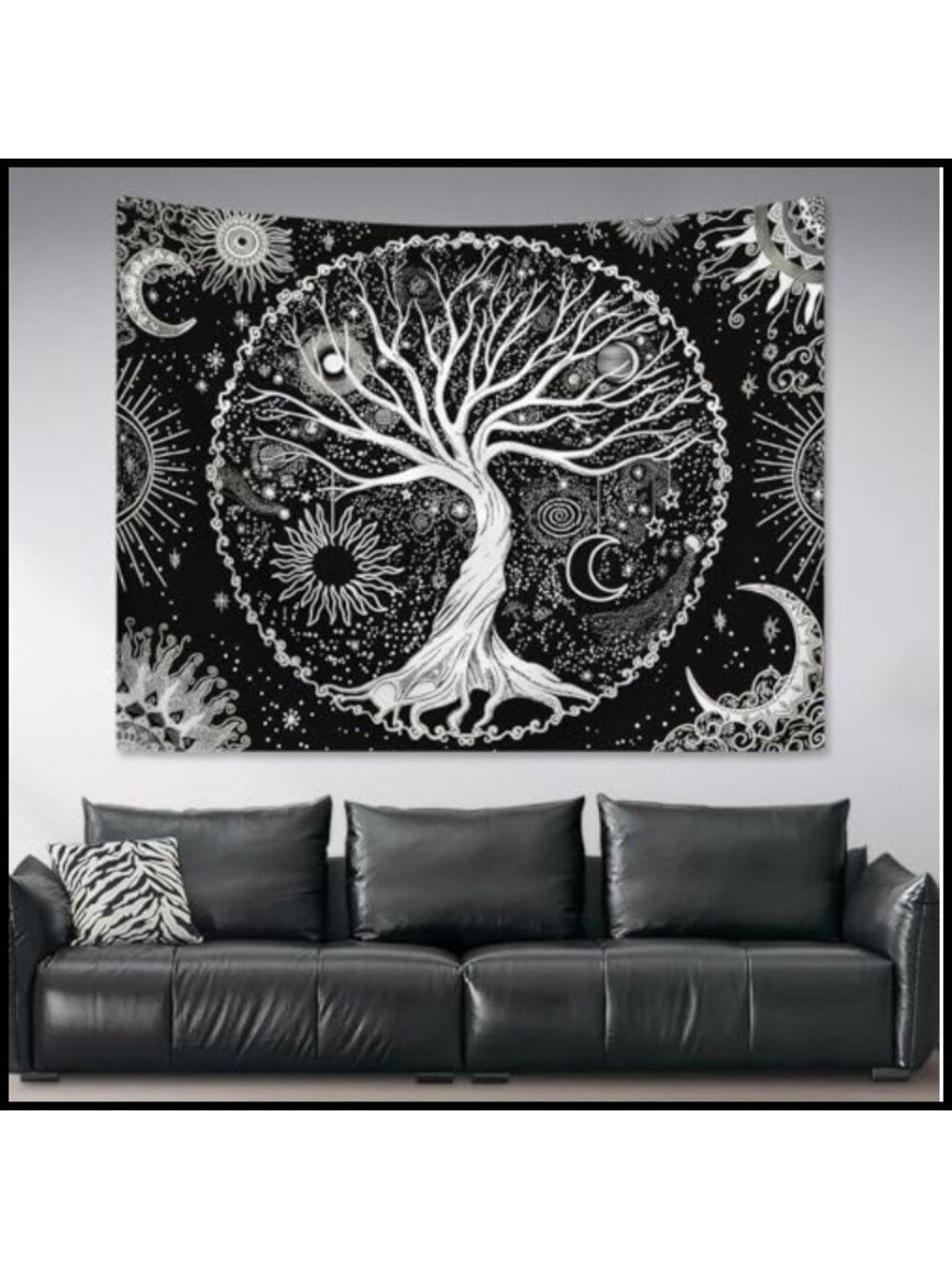 Tree of Life Tapestry Wall Hanging Bohemian Mandala Polyester